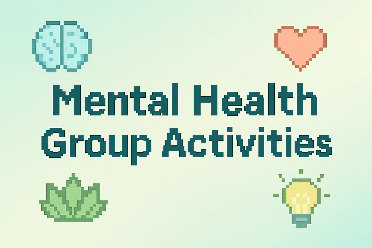 mental health group activities